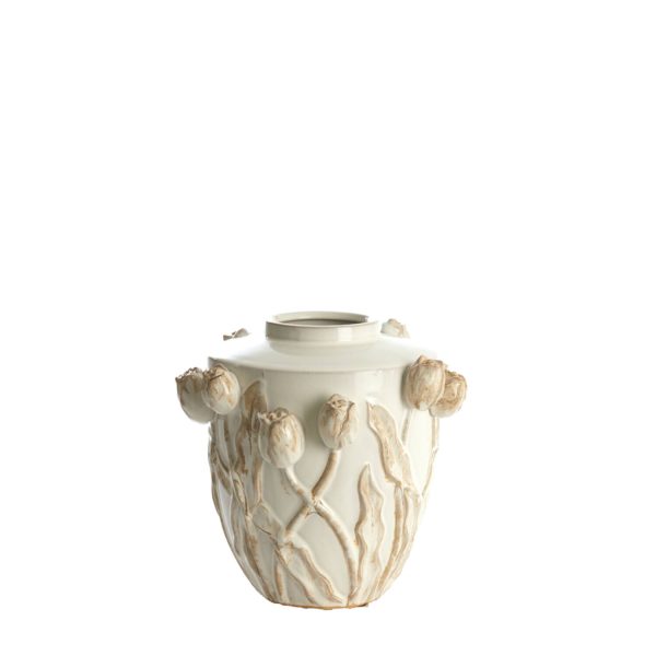 Light & Living Vaas deco Ø32x32 cm JUANA keramiek crème