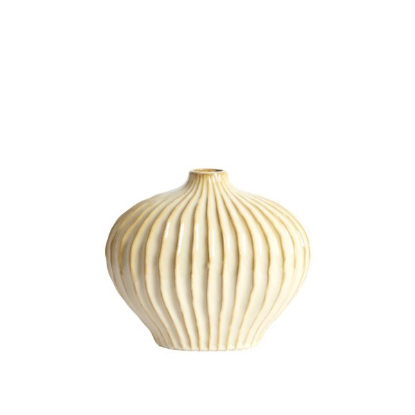 Light & Living Vaas deco 30x16x25 cm LORITO keramiek zand-beige
