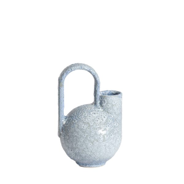 Light & Living Vaas deco 16x15,5x26 cm SERRES keramiek licht blauw