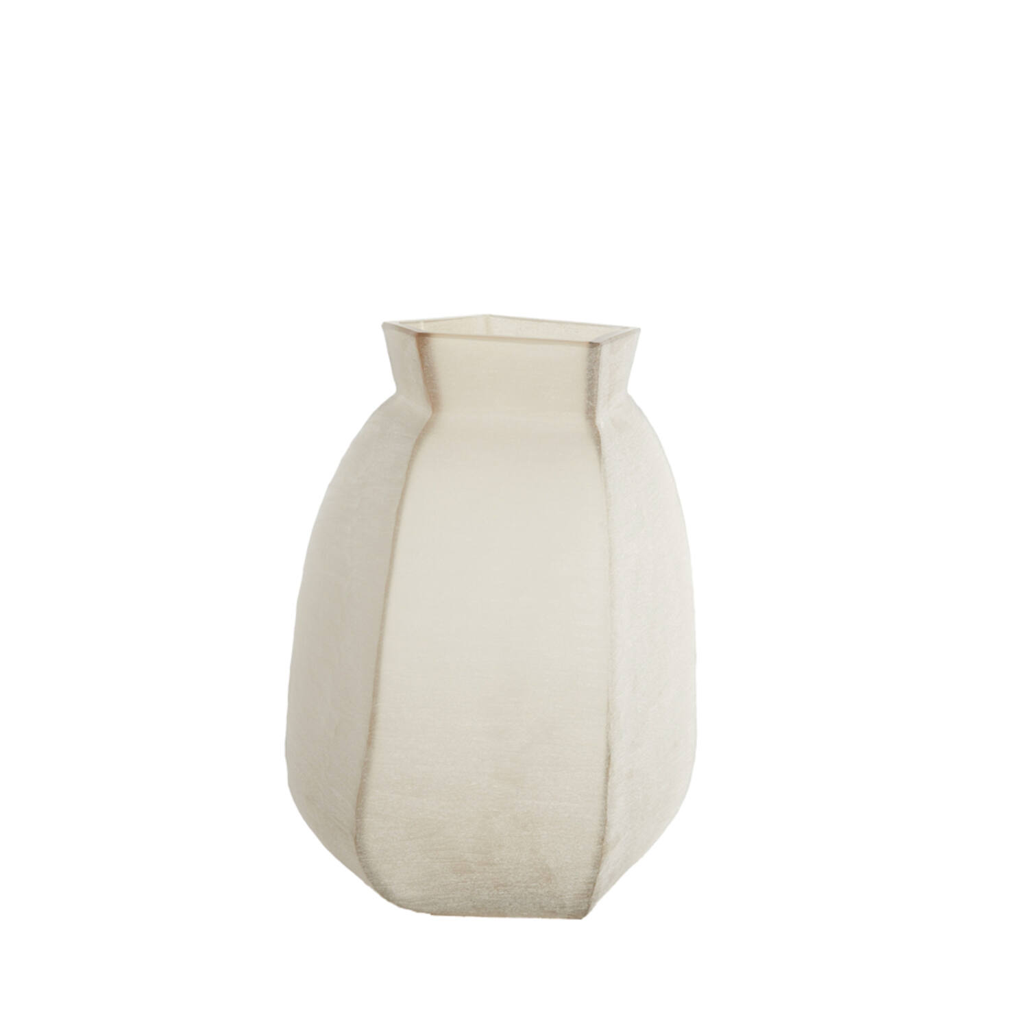 Light & Living Vaas 28x25,5x40 cm VELIKO glas licht bruin