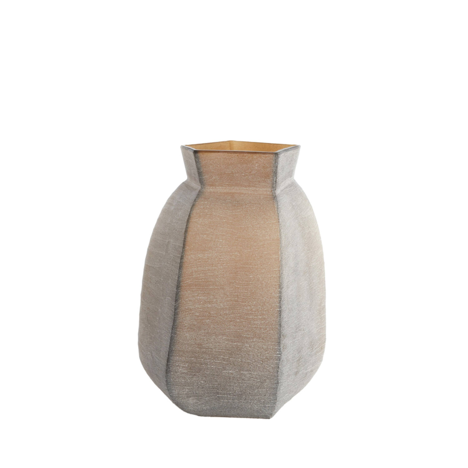 Light & Living Vaas 28x25,5x40 cm VELIKO glas donker bruin