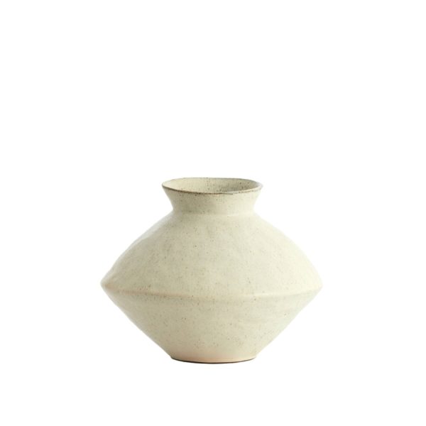Light & Living Vaas deco Ø30x23 cm BEATO mat crème-zand