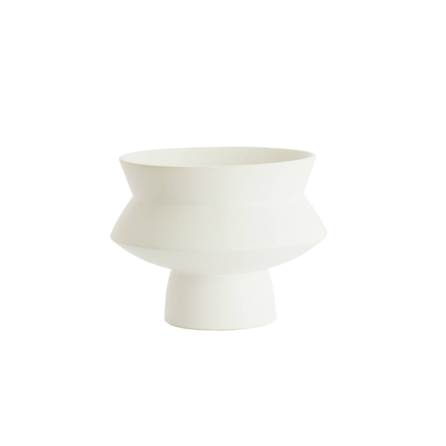 Light & Living Vaas deco Ø27,5x21 cm VICENTO mat wit