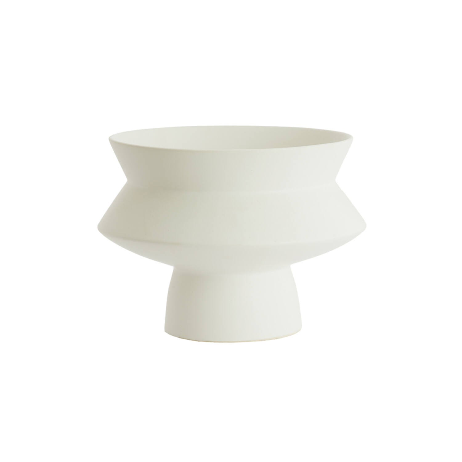 Light & Living Vaas deco Ø31,5x23,5 cm VICENTO mat wit