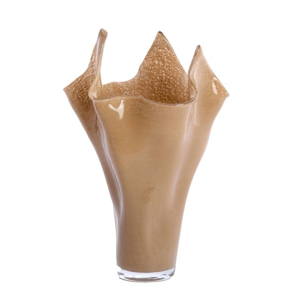 Light & Living Vaas Ø42x53 cm AIORA glas melk beige