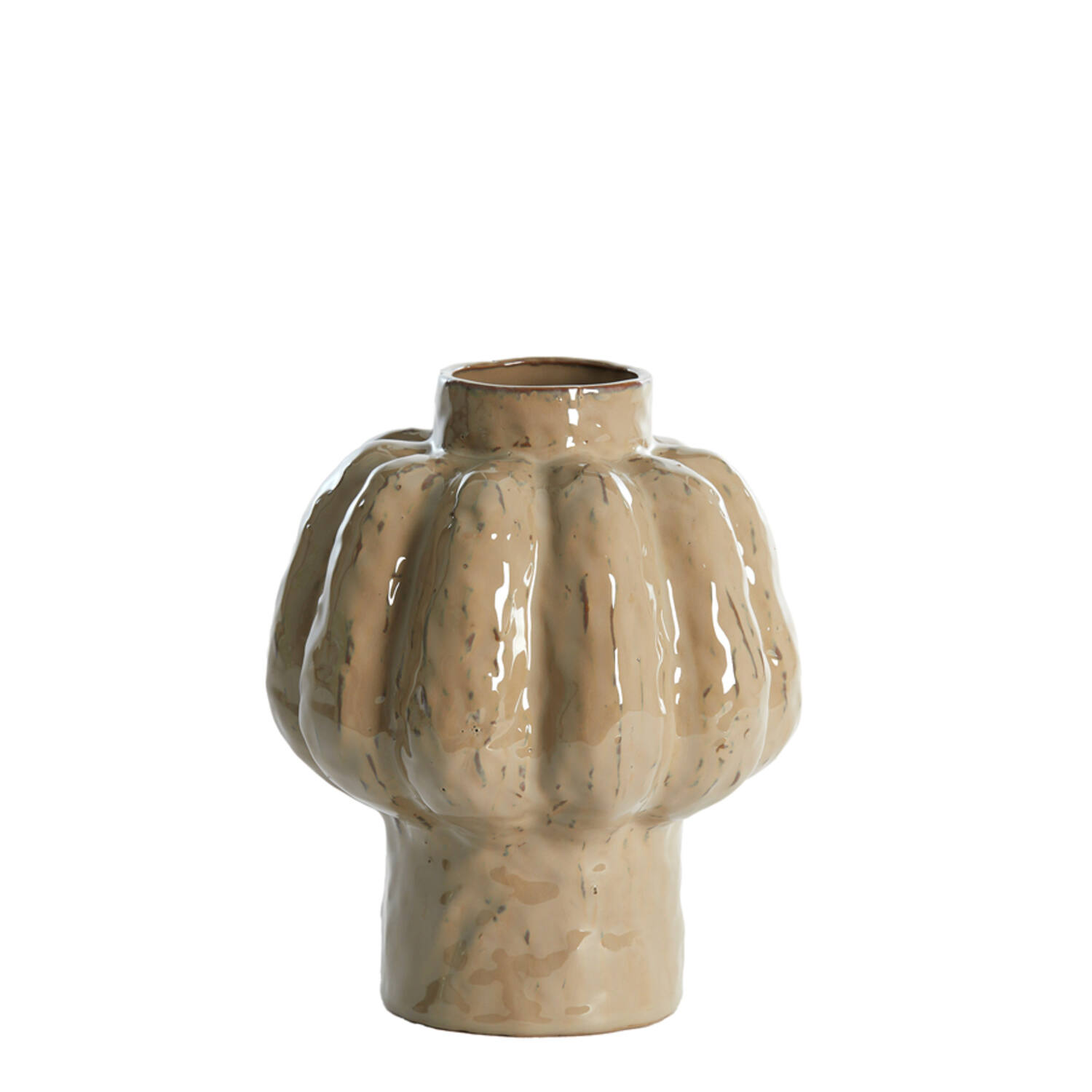 Light & Living Vaas deco Ø21,5x25 cm ALIVERI keramiek taupe