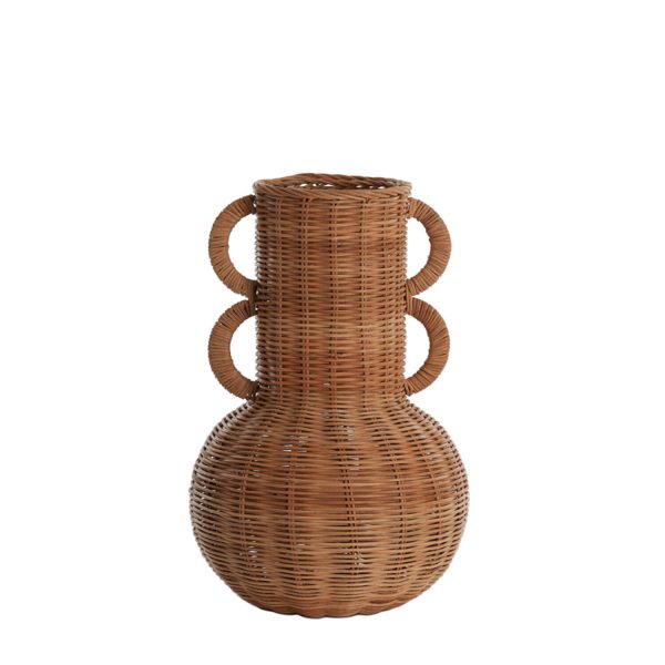 Light & Living Vaas deco Ø25x38 cm NALEAH rotan bruin