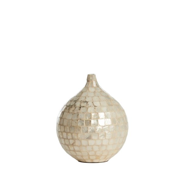 Light & Living Vaas deco Ø22x25 cm ELORZA crème