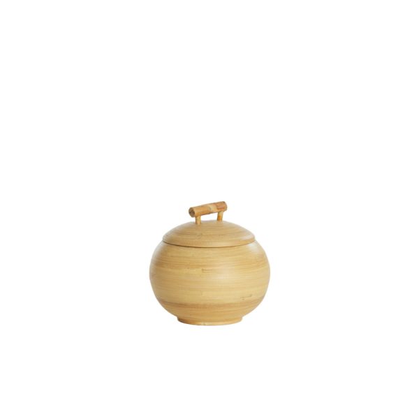 Light & Living Pot deco Ø13x12 cm MACEO bamboe naturel