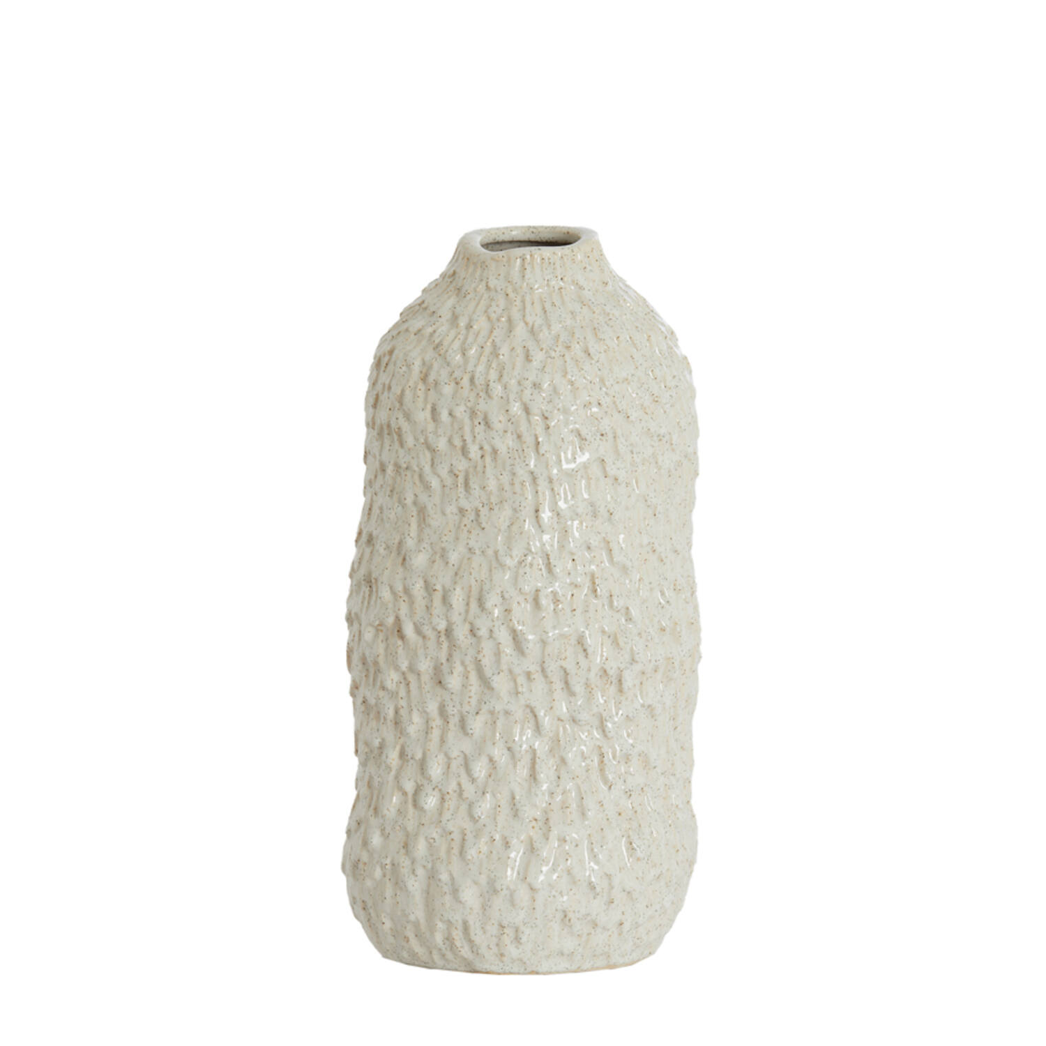 Light & Living Vaas deco Ø17x35,5 cm ASOLA keramiek crème
