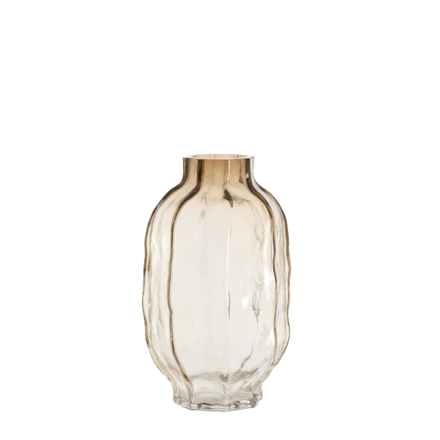 Light & Living Vaas Ø25x44,5 cm TEJEDA glas transparant licht bruin