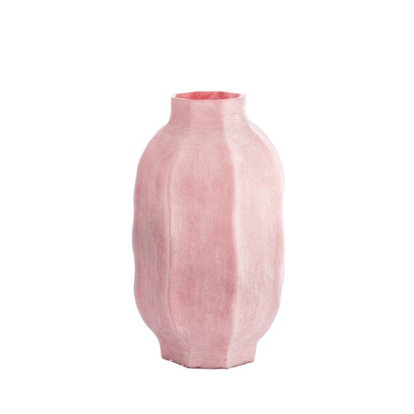 Light & Living Vaas Ø25x44,5 cm TEJEDA glas donker roze