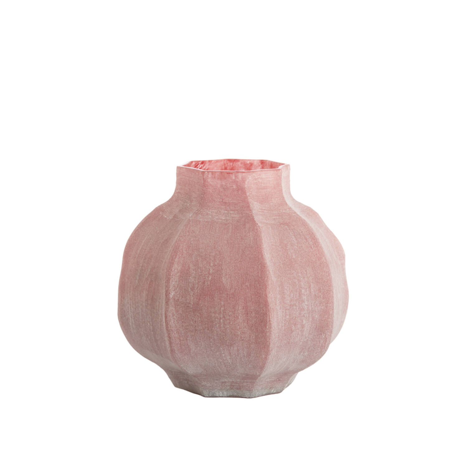 Light & Living Vaas Ø32,5x32 cm TEJEDA glas donker roze