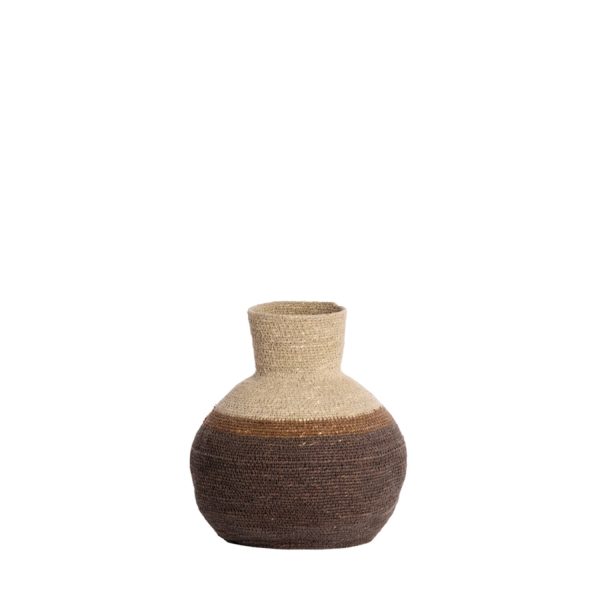 Light & Living Mand Ø23,5x27 cm BISIRA zeegras naturel+bruin