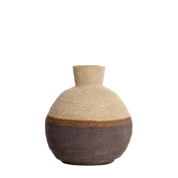 Light & Living Mand Ø32x37,5 cm BISIRA zeegras naturel+bruin