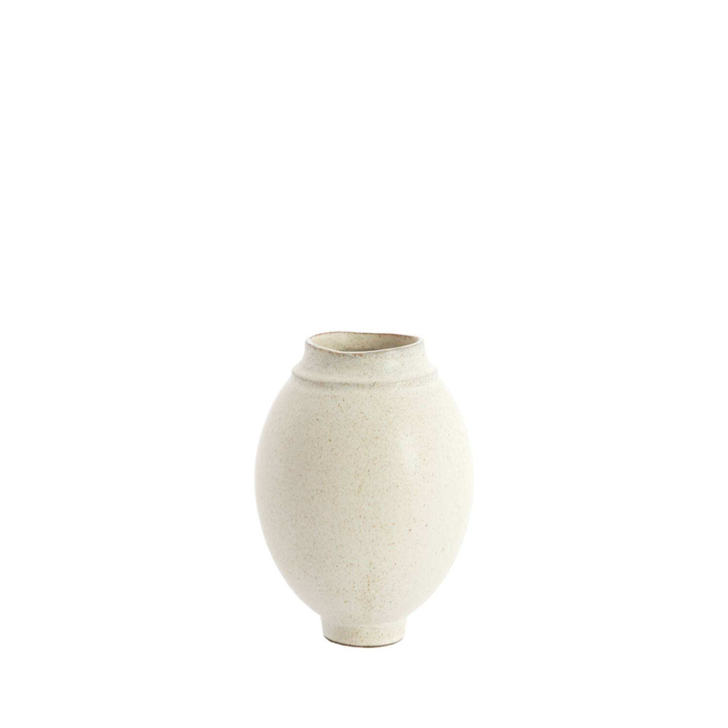 Light & Living Vaas deco Ø17x23,5 cm LOREA keramiek mat crème