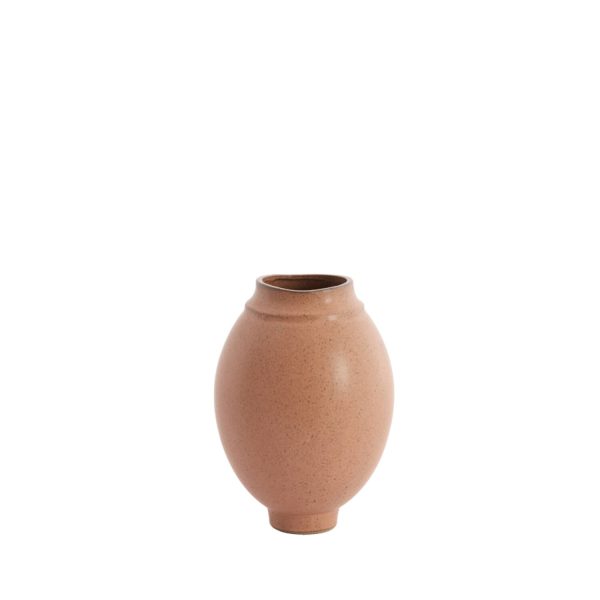 Light & Living Vaas deco Ø17x23,5 cm LOREA keramiek mat terra roze