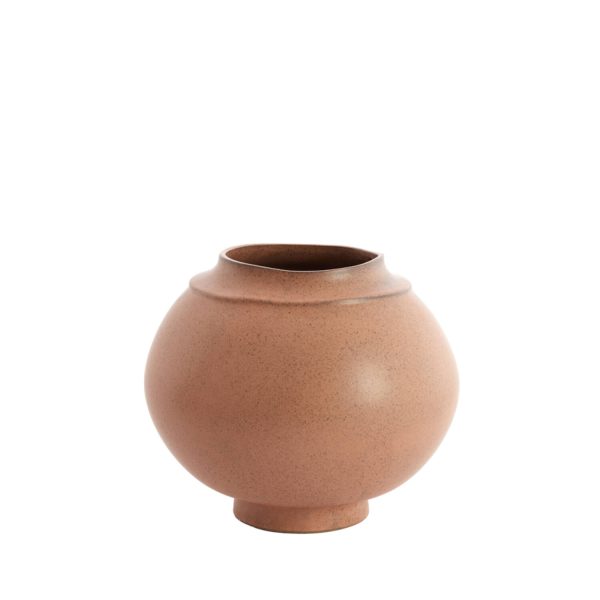 Light & Living Vaas deco Ø29,5x25,5 cm LOREA keramiek mat terra roze