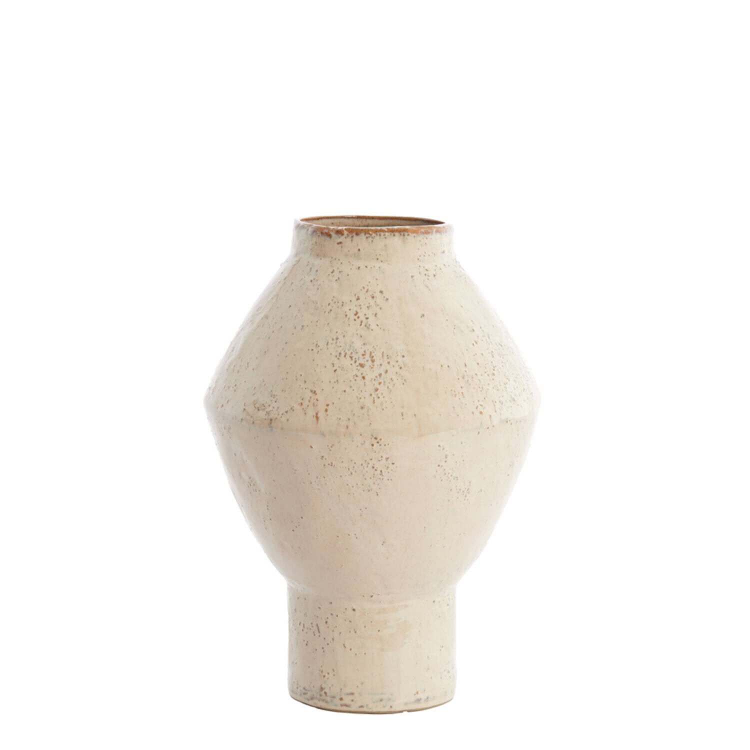Light & Living Vaas deco Ø29x41 cm VASORA keramiek glans taupe