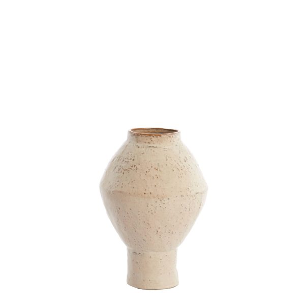 Light & Living Vaas deco Ø22,5x33 cm VASORA keramiek glans taupe
