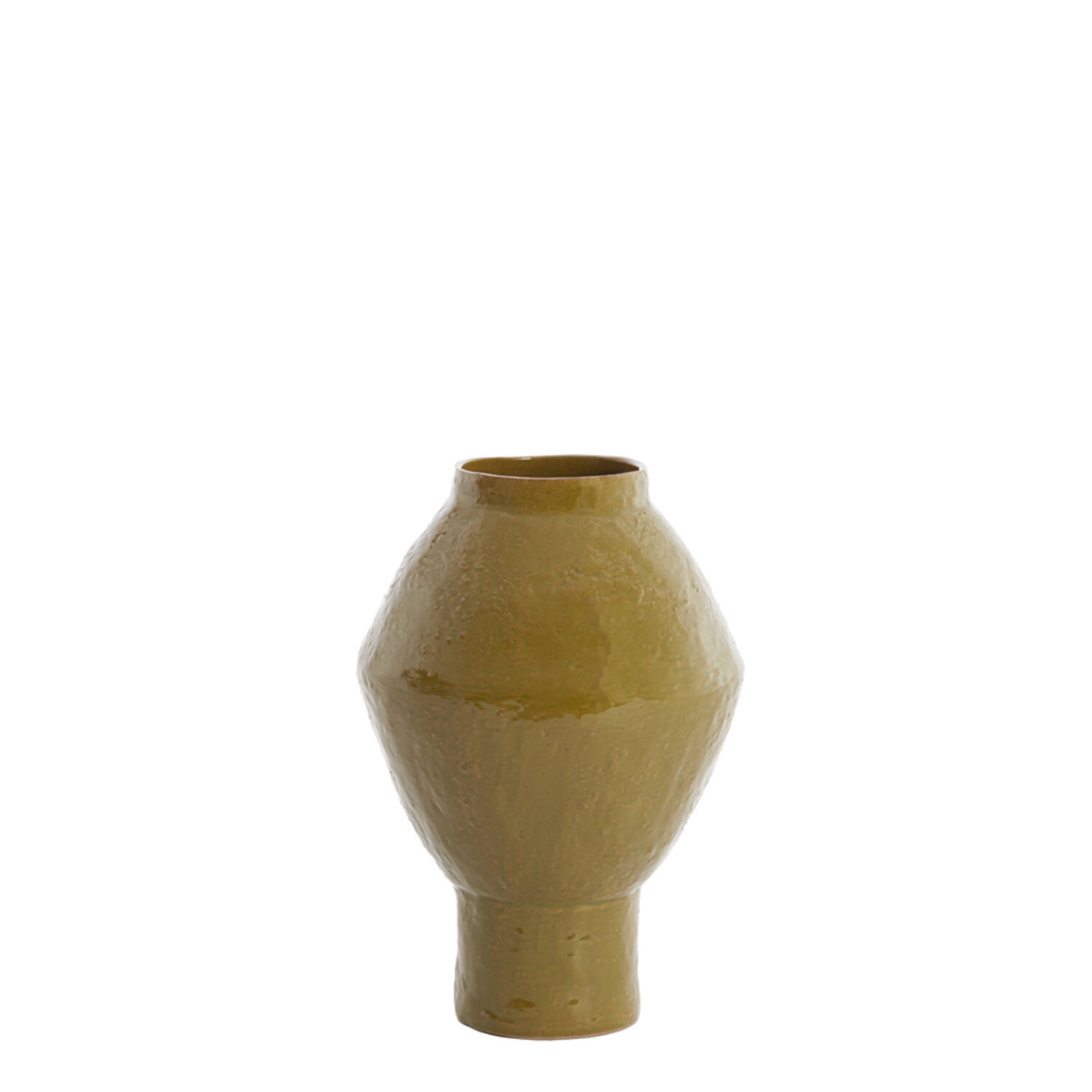 Light & Living Vaas deco Ø22,5x33 cm VASORA keramiek glans olijf groen