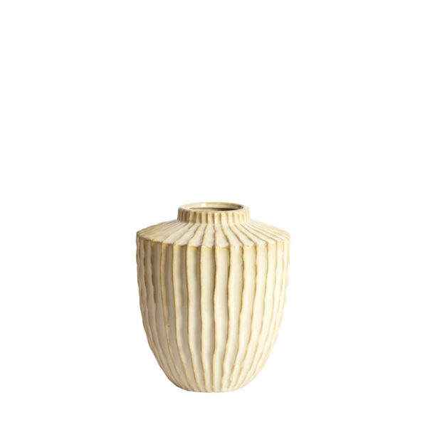 Light & Living Vaas deco Ø25x28 cm TALEA keramiek zand-beige