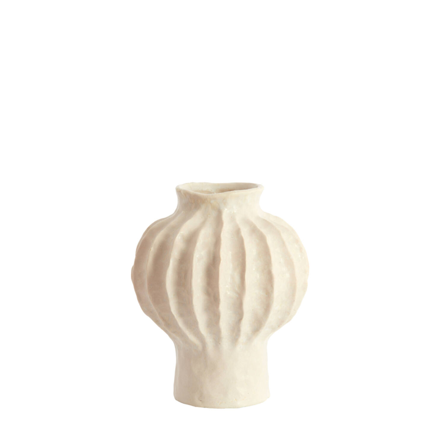 Light & Living Vaas deco Ø20x24 cm HAKONE keramiek crème