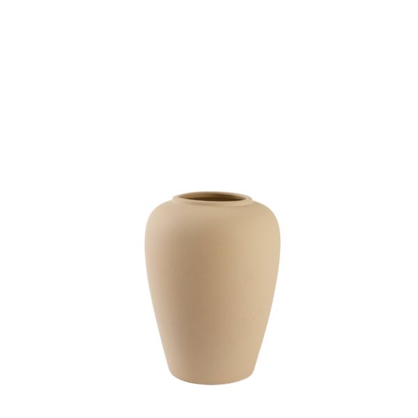 Light & Living Vaas deco Ø40x52 cm VALERIA keramiek mat beige
