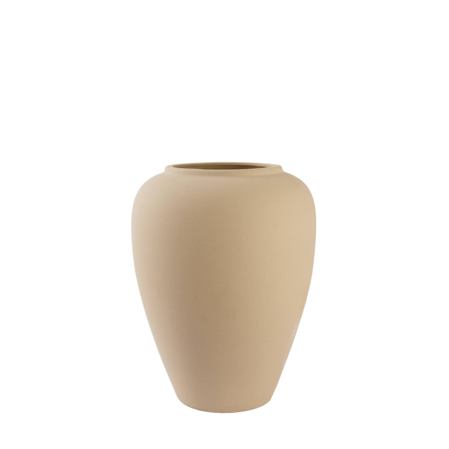 Light & Living Vaas deco Ø50x64 cm VALERIA keramiek mat beige