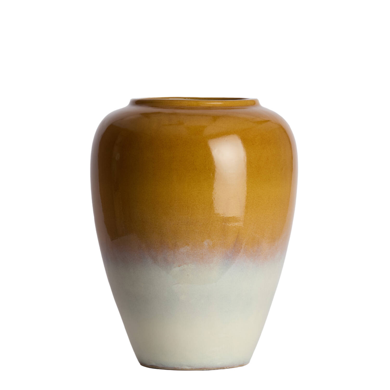 Light & Living Vaas deco Ø50x64 cm VALERIA keramiek oker-crème
