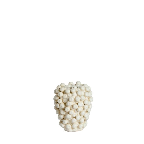 Light & Living Vaas deco Ø15x17,5 cm BERRIES keramiek crème