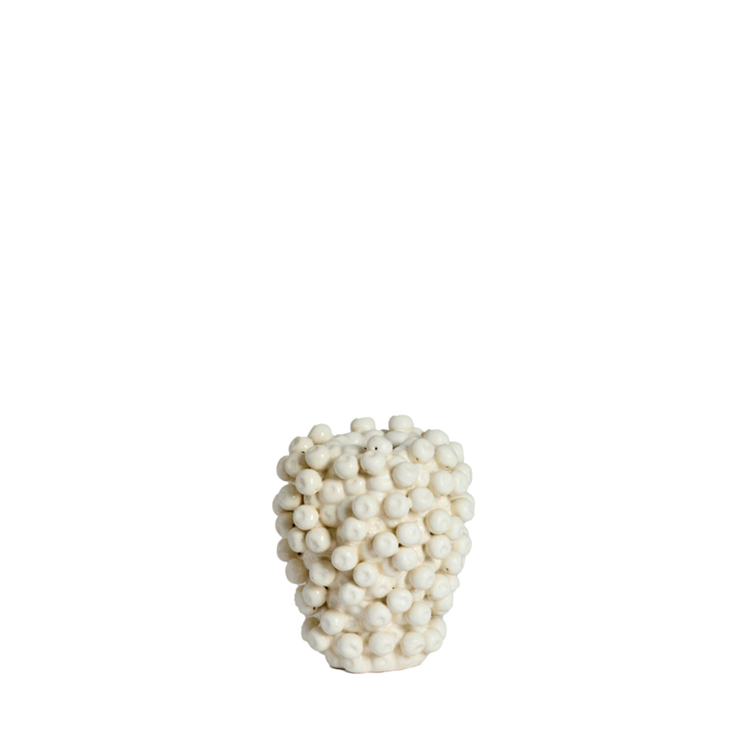 Light & Living Vaas deco Ø15x17,5 cm BERRIES keramiek crème