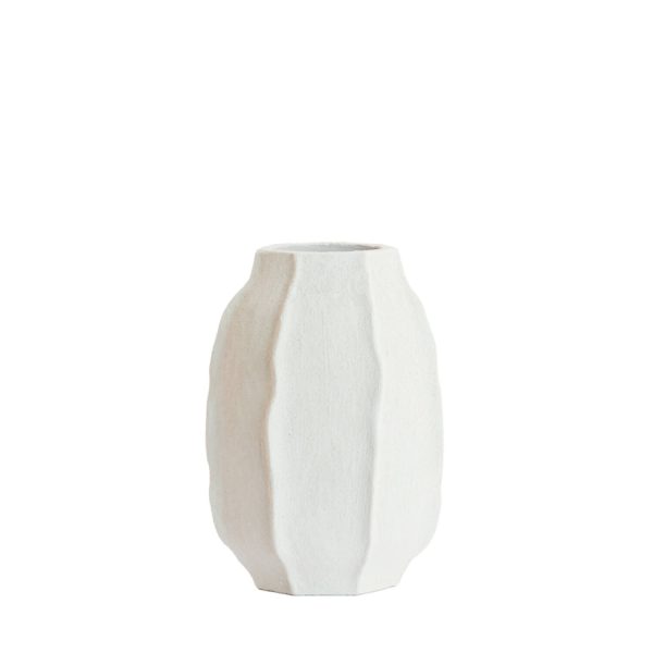 Light & Living Vaas deco Ø29x42 cm SAPHIRA mat wit