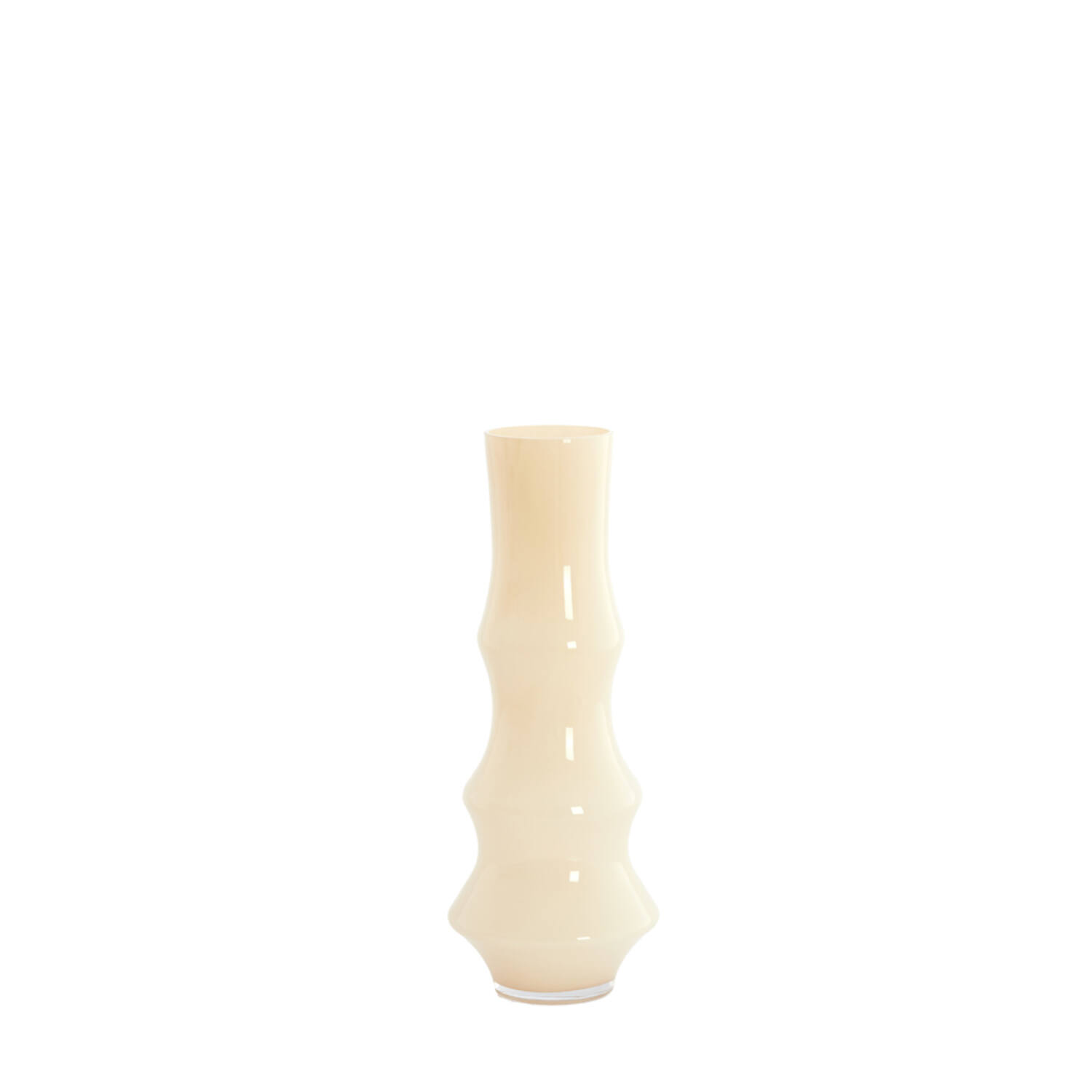 Light & Living Vaas Ø19x50 cm FIORENZA glas crème