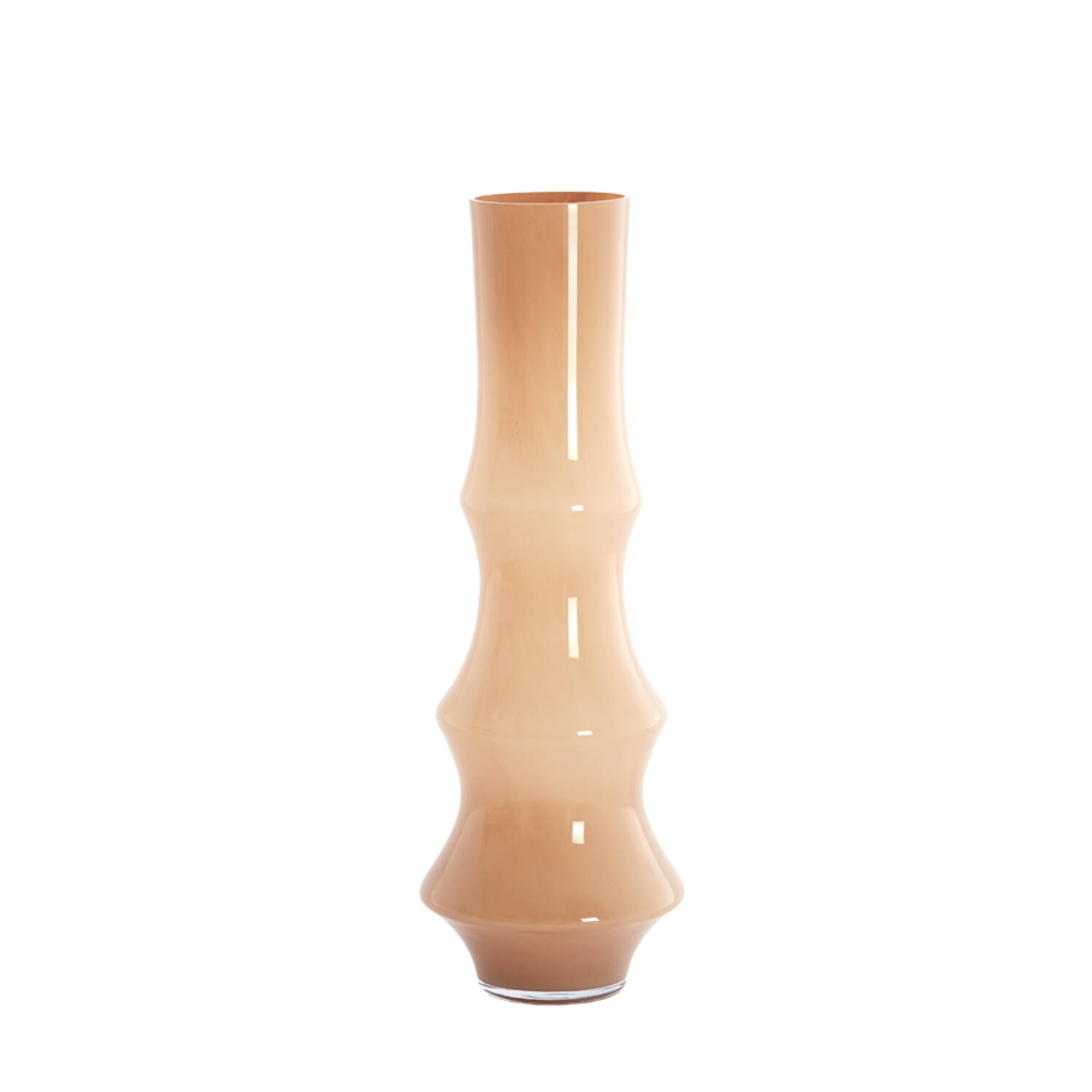 Light & Living Vaas Ø23,5x70 cm FIORENZA glas karamel