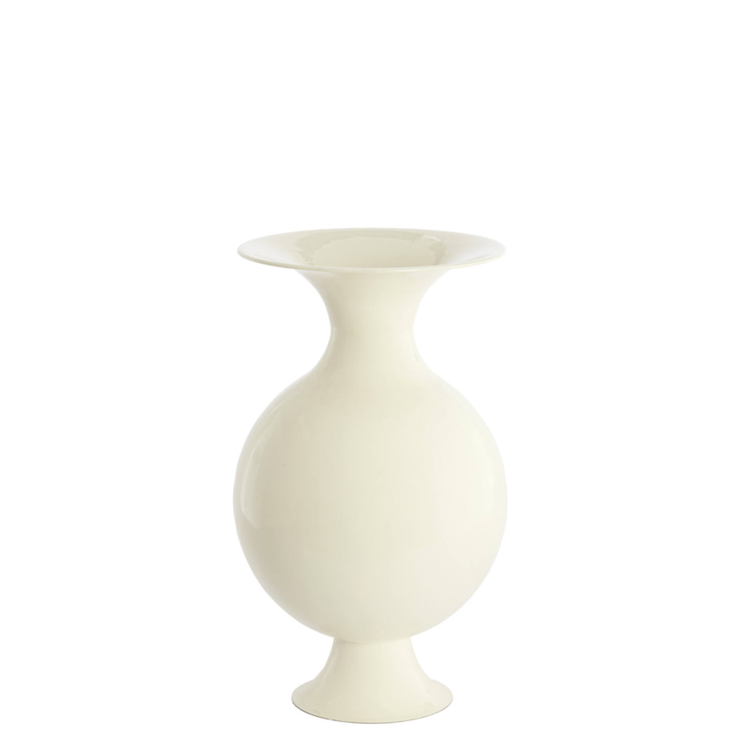 Light & Living Vaas deco Ø26x45 cm BOLULLA glans crème