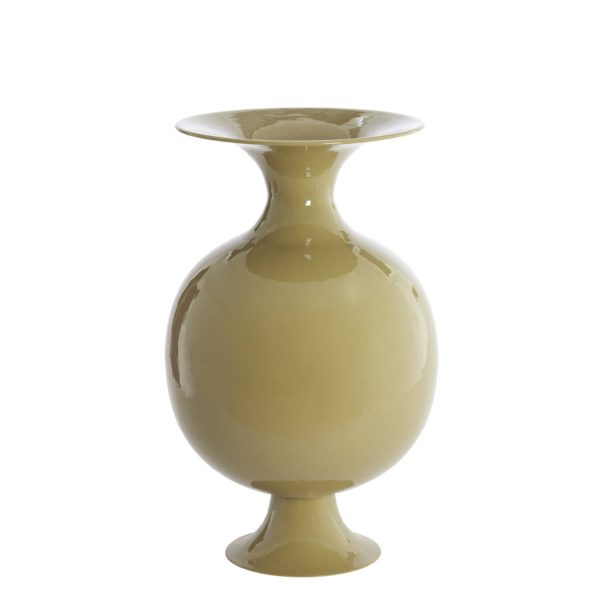 Light & Living Vaas deco Ø45x71 cm BOLULLA glans olijf groen