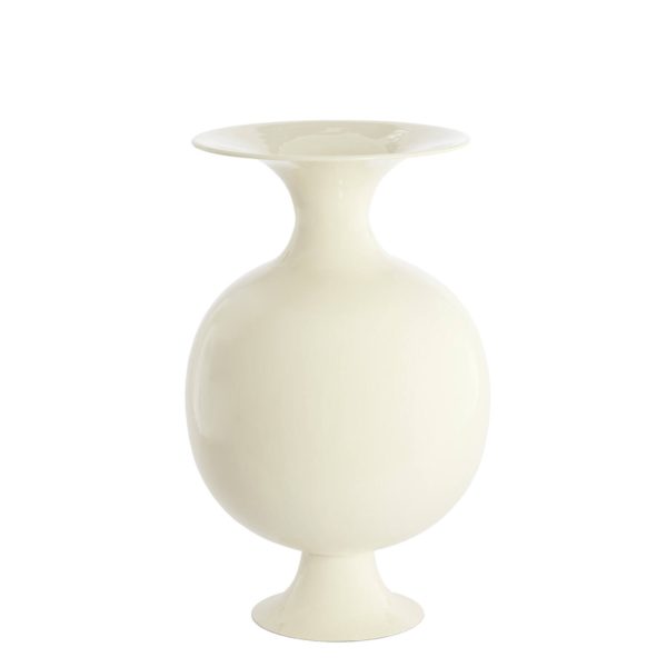 Light & Living Vaas deco Ø68x100 cm BOLULLA glans crème