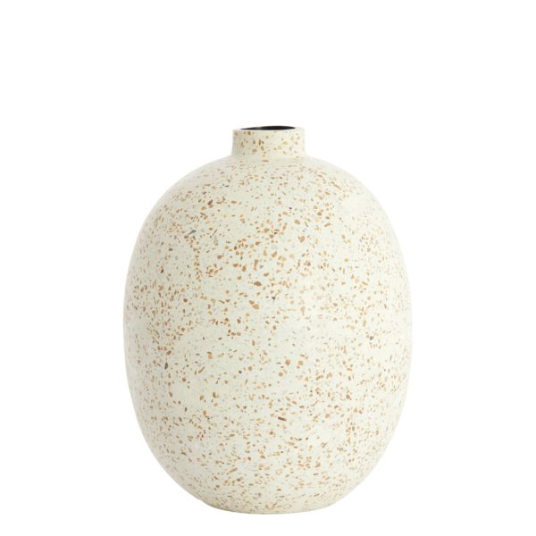 Light & Living Vaas deco Ø31x41 cm ORXETA terrazzo crème