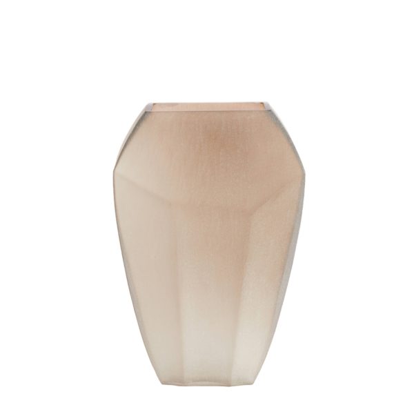 Light & Living Vaas 30x16x44,5 cm VIONNA glas licht bruin