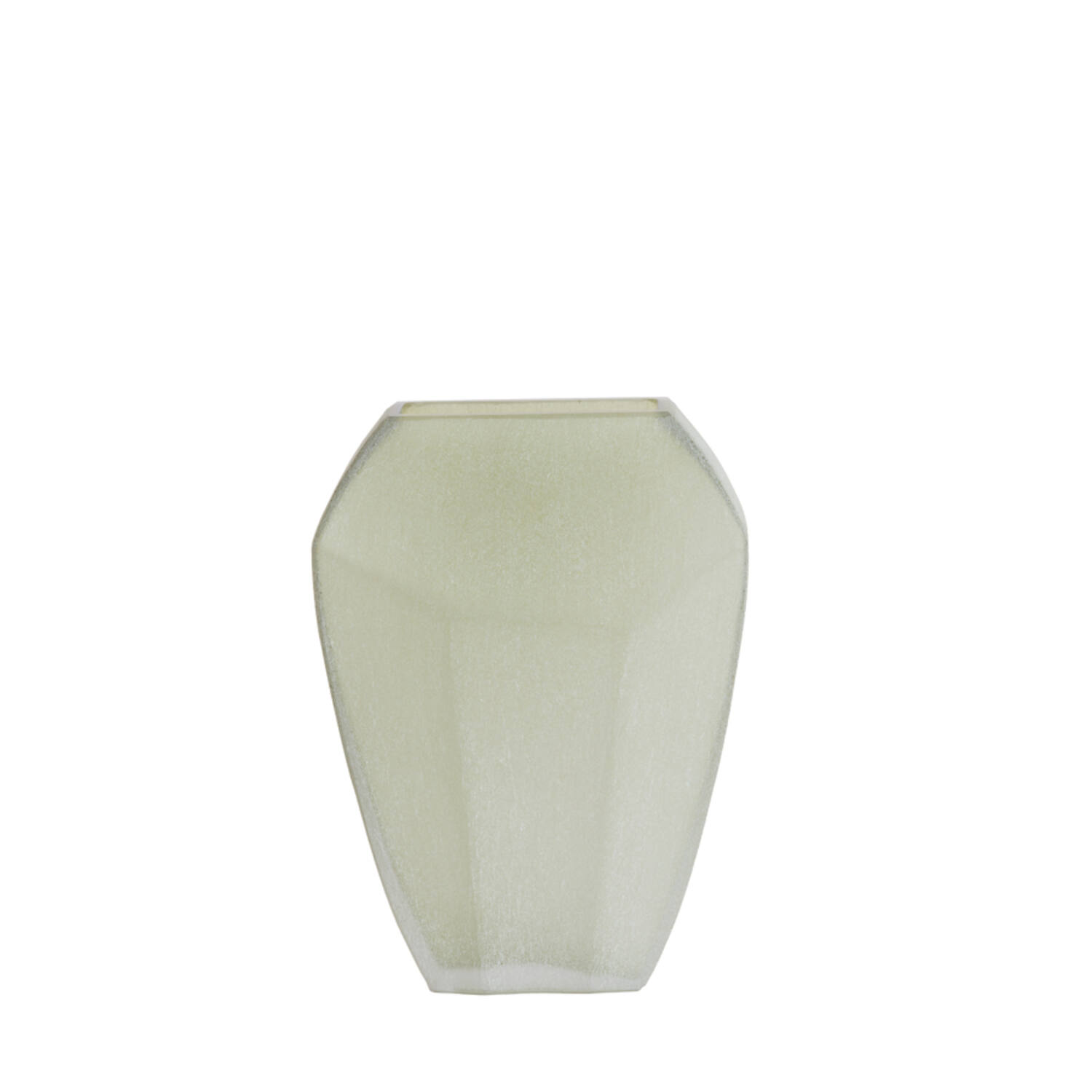 Light & Living Vaas 25x12,5x33,5 cm VIONNA glas olijf groen