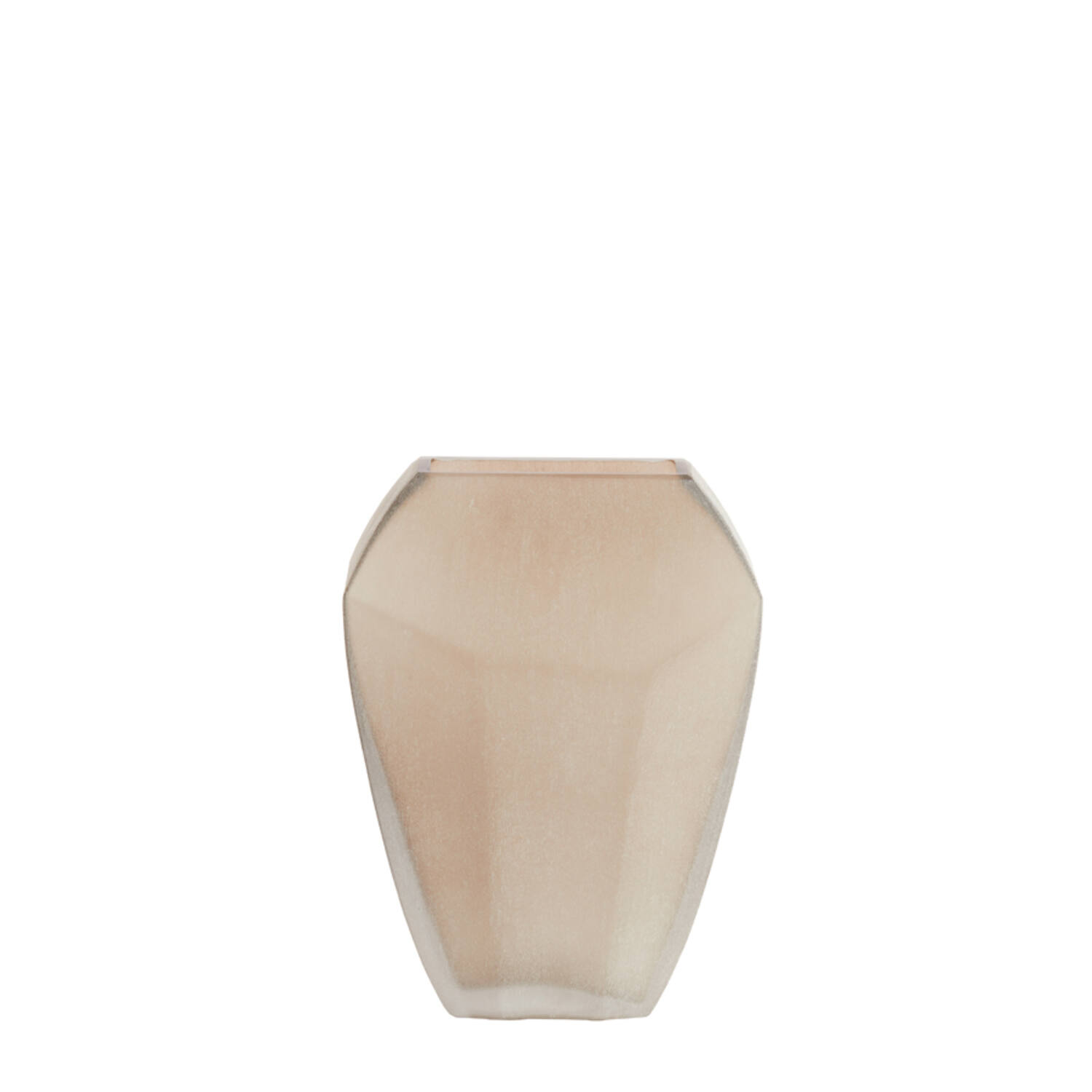 Light & Living Vaas 25x12,5x33,5 cm VIONNA glas licht bruin