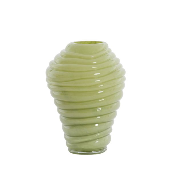 Light & Living Vaas Ø18x25 cm FENLOR glas licht groen