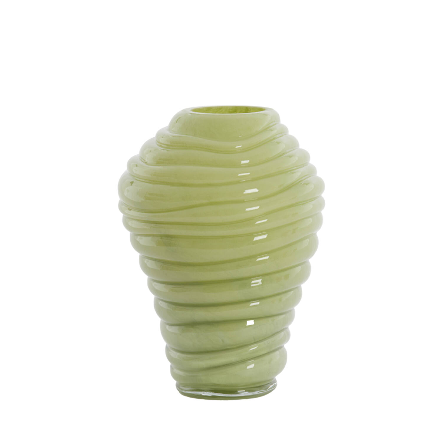 Light & Living Vaas Ø18x25 cm FENLOR glas licht groen