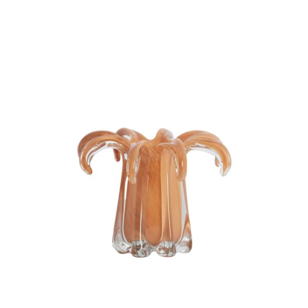 Light & Living Vaas Ø24x19 cm AVENIA glas karamel