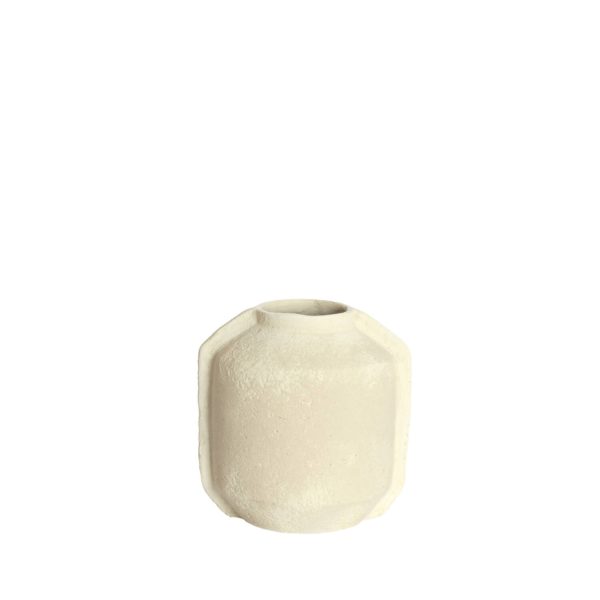Light & Living Pot deco 26x23x27 cm NORIC mat crème