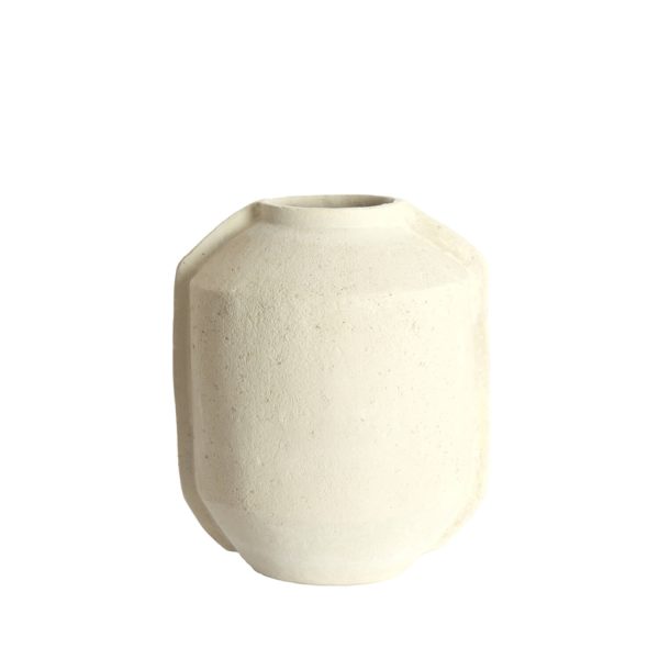 Light & Living Pot deco 35x32x44 cm NORIC mat crème