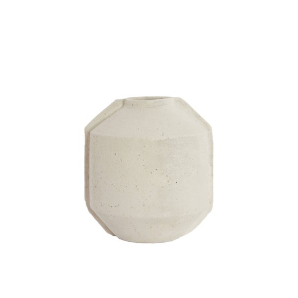 Light & Living Pot deco 35x32x57 cm NORIC mat crème