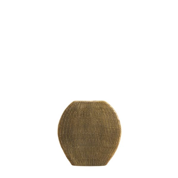 Light & Living Vaas deco 30x11x30,5 cm BUBIO antiek brons