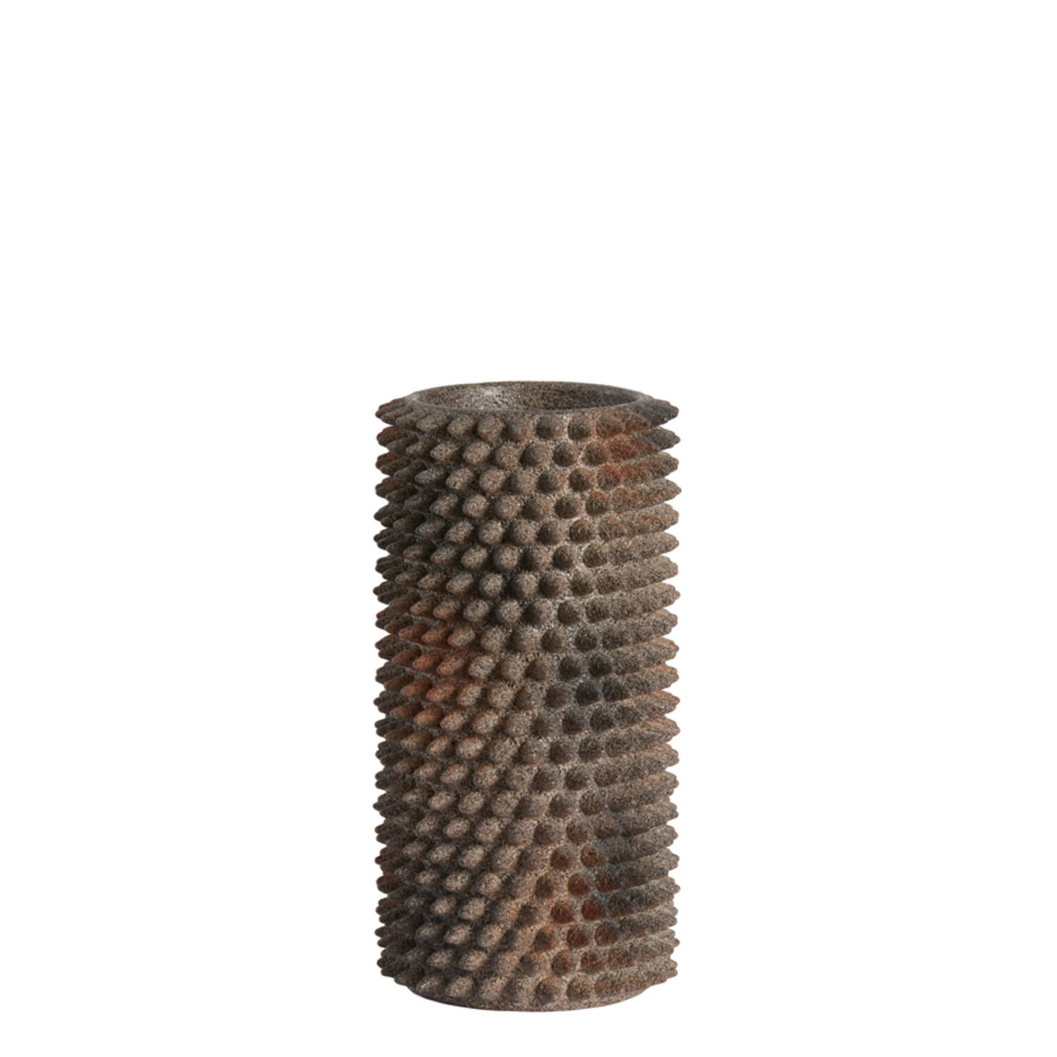 Light & Living Vaas deco Ø17x32,5 cm CALDRAS donker bruin